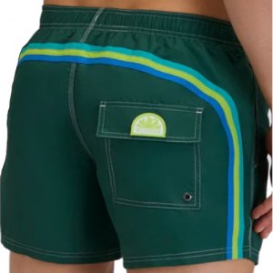 COSTUME BOXER SUNDEK M504BDTA100 45701 BOARDSHORT RAINBOW ELASTIC WAIST 14