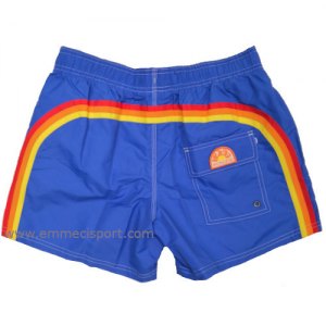 BOXER MARE 	SUNDEK M504BDTA100 616 BOARDSHORT RAINBOW ELASTIC WAIST 14