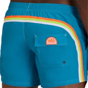 BOXER MARE SUNDEK M504BDTA100 69401 BOARDSHORT RAINBOW ELASTIC WAIST 14