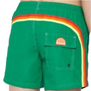 BOXER MARE SUNDEK M504BDTA100 77402 BOARDSHORT RAINBOW ELASTIC WAIST 14