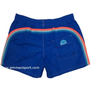 BOXER MARE SUNDEK M504BDTA100 475 BOARDSHORT RAINBOW ELASTIC WAIST 14