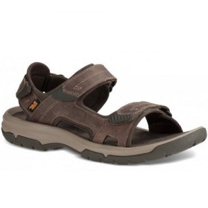 SANDALI PELLE TEVA LANGDON 1015149 WAL WALNUT