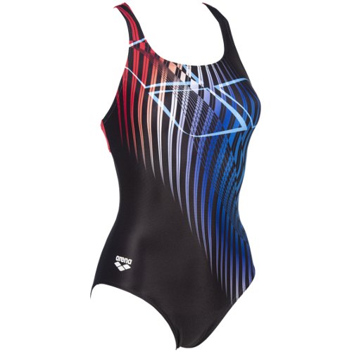 Costume Nuoto Donna ARENA W OPTICAL WAVES SWIM PRO BACK ONE PIECE