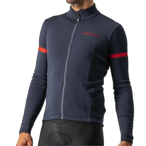 CASTELLI Maglia manica lunga Prologo 7 nero - bianco | BOBSHOP