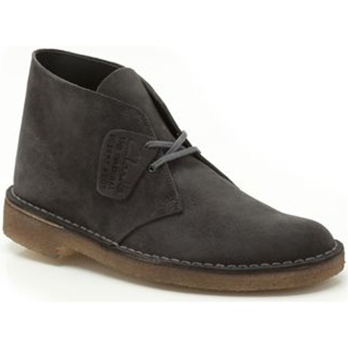 clarks dark grey desert boots