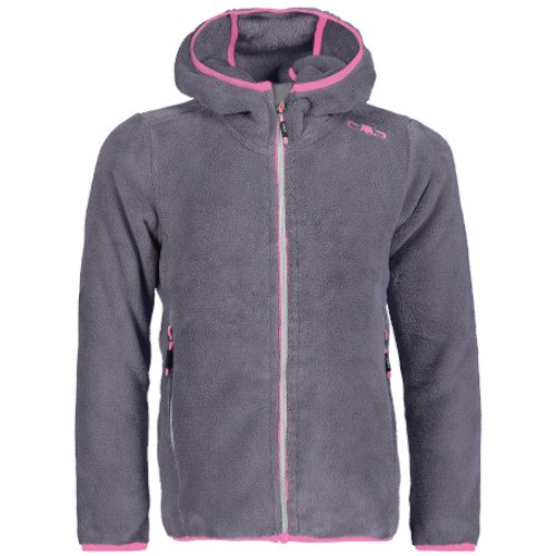 CMP Felpa in Pile High Loft con Cappuccio Pile Bambine e Ragazze 