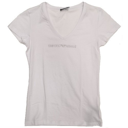 T-shirt Emporio Armani EA7 3KTT05-TJ9ZZ-1100 Bianco Donna 18648841 Consegna  Gratuita