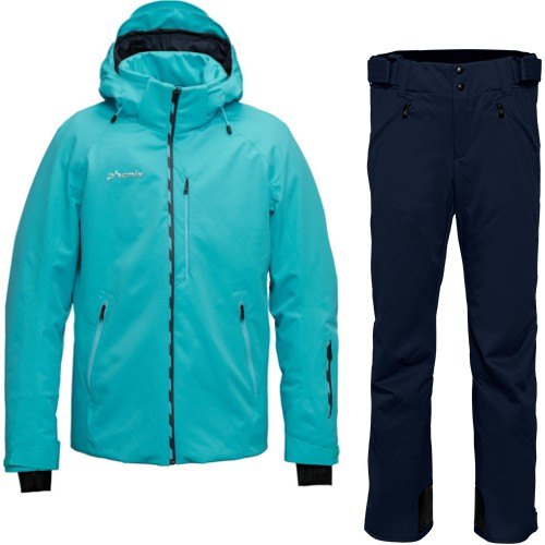 Consiglia Completo Sci Uomo Giacca Pantaloni PHENIX WOODLAND JACKET  ES872OT34 TQ + MAKUBA SUPER SLIM SALOPETTE ES872OB32 DN - Emmecisport.com -  The Sport Shop On-Line