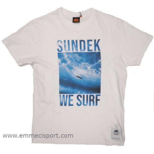 SUNDEK NEW WE SURF T-SHIRT M042TEJ7800 006 - Maglietta T-shirt -  Emmecisport.com - The Sport Shop On-Line