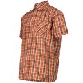 CAMICIA TREKKING MANICA CORTA UOMO CMP MAN SHIRT 30T9937 44ZT RUGGINE