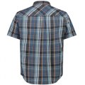 CAMICIA MANICA CORTA TREKKING CMP MAN SHIRT 30T9937 99ZR FLAME HYDRO