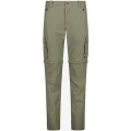Pantaloni Staccabili Trekking CMP MAN CARGO ZIP OFF PANT STRETCH 31T5627 E663 SAGE