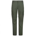 Pantaloni Staccabili Trekking CMP MAN CARGO ZIP OFF PANT STRETCH 31T5627 E319 OIL GREEN