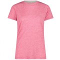 Maglia  Trekking Manica Corta Donna CMP WOMAN T-SHIRT MELANGE 31T7266 B880