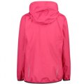 KWAY DONNA CMP WOMAN FIX HOOD RAIN JACKET 32X5796 B880 FRAGOLA