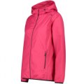 GIACCA DONNA CMP WOMAN FIX HOOD RAIN JACKET 32X5796 B880 FRAGOLA