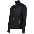 PILE TREKKING CMP MAN JACKET GRID TECH STRETCH 33G2797 U423 ANTRACITE