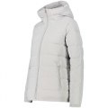 PIUMINO DONNA CMP WOMAN JACKET FIX HOOD NYLON SILK TOUCH 33K3716 A312 GESSO