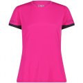 Maglia  Trekking Manica Corta Donna CMP WOMAN T-SHIRT LIGHT POLYESTER 33N6316 B818 FESTIVAL