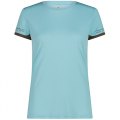 Maglia  Trekking Manica Corta Donna CMP WOMAN T-SHIRT LIGHT POLYESTER 33N6316 E555 LAGOON