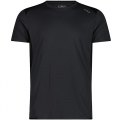 T-Shirt Trekking CMP MAN T-SHIRT 33N6687 45UN ANTRACITE - NERO