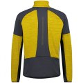 PILE MEZZA ZIP UOMO CMP MAN SWEET MELANGE GRID TECH STRETCH 35G3057 R638 GOLD