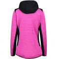 PILE TREKKING DONNA CAPPUCCIO CMP WOMAN JACKET FIX HOOD GRID TECH STRETCH 35G6746 B846 FESTIVAL