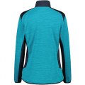 PILE TREKKING DONNA CMP WOMAN JACKET GRID TECH STRETCH 35G6756 L929 TIFFANY