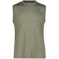 Canotta Trekking CMP MAN SLEVELESS JACQUARD T-SHIRT 35N5627 E663 SAGE