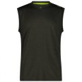 Canotta Trekking CMP MAN SLEVELESS JACQUARD T-SHIRT 35N5627 F963 PINE