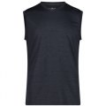 Canotta Trekking CMP MAN SLEVELESS JACQUARD T-SHIRT 35N5627 U423 ANTRACITE