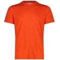 T-Shirt Trekking CMP MAN T-SHIRT JACQUARD 35N5637 C451 ORANGE