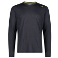 Maglia Trekking CMP MAN T-SHIRT JACQUARD MANICA LUNGA 35N5647 U423 ANTRACITE