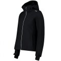 GIACCA SCI DONNA CMP WOMAN JACKET ZIP HOOD TWILL 35W0226 U901 NERO