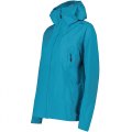 GIACCA TREKKING DONNA CMP WOMAN JACKET FIX HOOD 2 LAYER 35Z6176 L915 TIFFANY