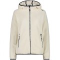Pile Donna CMP WOMAN JACKET FIX HOOD HIGHLOFT 38P1546 02XS BIANCO