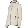 PILE CAPPUCCIO DONNA CMP WOMAN JACKET FIX HOOD HIGHLOFT 38P1546 02XS BIANCO