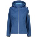 Giacca  Donna CMP WOMAN JACKET ZIP HOOD LIGHT SOFTSHELL 39A5016 M879 DUSTY BLUE trekking