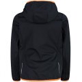 GIACCA TREKKING BAMBINA CMP KID G FIX HOOD JACKET LIGHT SOFTSHELL 39A5115 02UT ANTRACITE