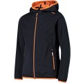 GIACCA TREKKING BAMBINA CMP KID G FIX HOOD JACKET LIGHT SOFTSHELL 39A5115 02UT ANTRACITE