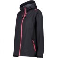 Giacca Trekking Donna CMP WOMAN RAIN FIX HOOD JACKET 39X6636 01UE ANTRACITE