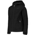 Giacca Softshell Trekking Bambino CMP KID FIX HOOD JACKET 3A00094 U901 NERO