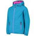 Giacca Softshell Trekking Bambina CMP KID G FIX HOOD JACKET 3A29385N 12LL HAWAIAN