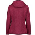 PILE CAPPUCCIO DONNA CMP WOMAN JACKET FIX HOOD KNITTED 3H19826 06CM FUCSIA