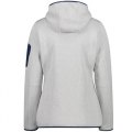 PILE CAPPUCCIO DONNA CMP WOMAN JACKET FIX HOOD KNITTED 3H19826 08XM BONE