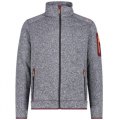 Pile CMP MAN JACKET KNITTED 3H60747N 25UP ANTRACITE