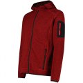 PILE CMP MAN JACKET FIX HOOD KNITTED 3H60847N 01CU