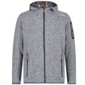 Pile CMP MAN JACKET FIX HOOD KNITTED 3H60847N 27UM