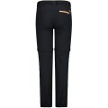 PANTALONI TREKKING BAMBINA CMP GIRL ZIP OFF PANT STRETCH 3T51445 10UT ANTRACITE