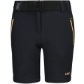 PANTALONI TREKKING BAMBINA CMP GIRL ZIP OFF PANT STRETCH 3T51445 10UT ANTRACITE